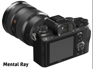 sony alpha 9 with three lenses 3D 模型