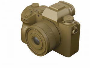 sony alpha 9 with three lenses 3D 模型