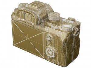sony alpha 9 with three lenses 3D 模型