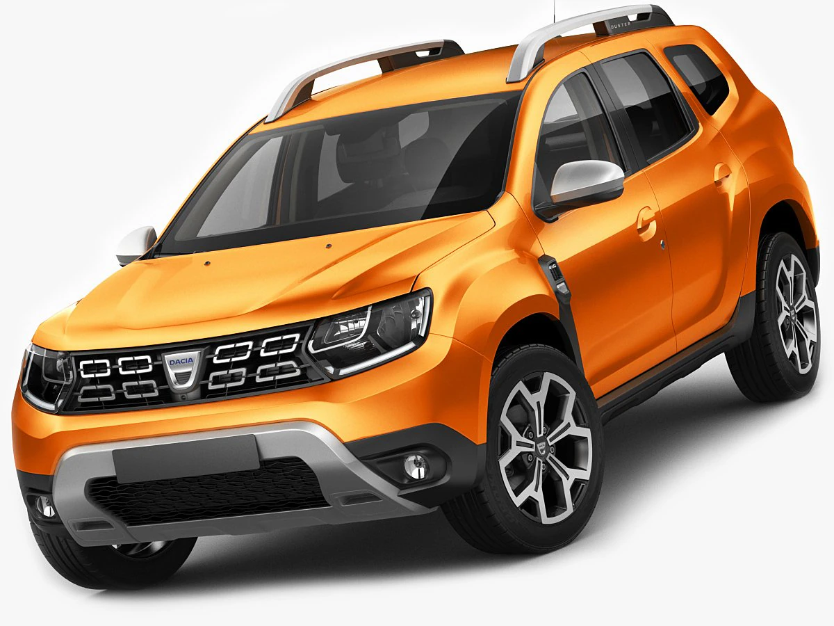 dacia duster 2018 3D Model .c4d .max .obj .3ds .fbx .stl .blend 