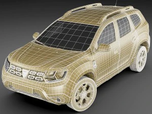 dacia duster 2018 3D Model