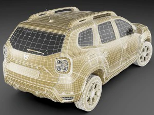 dacia duster 2018 3D Model