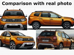 dacia duster 2018 Modelo 3D