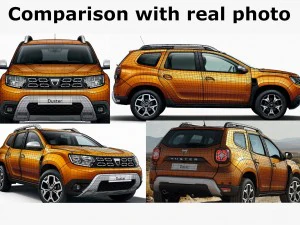 dacia duster 2018 3D Model