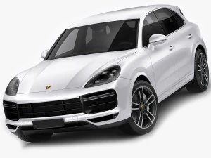 porsche cayenne turbo 2018 3D Model