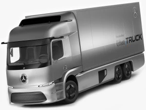 mercedes perkotaan etruck Model 3D