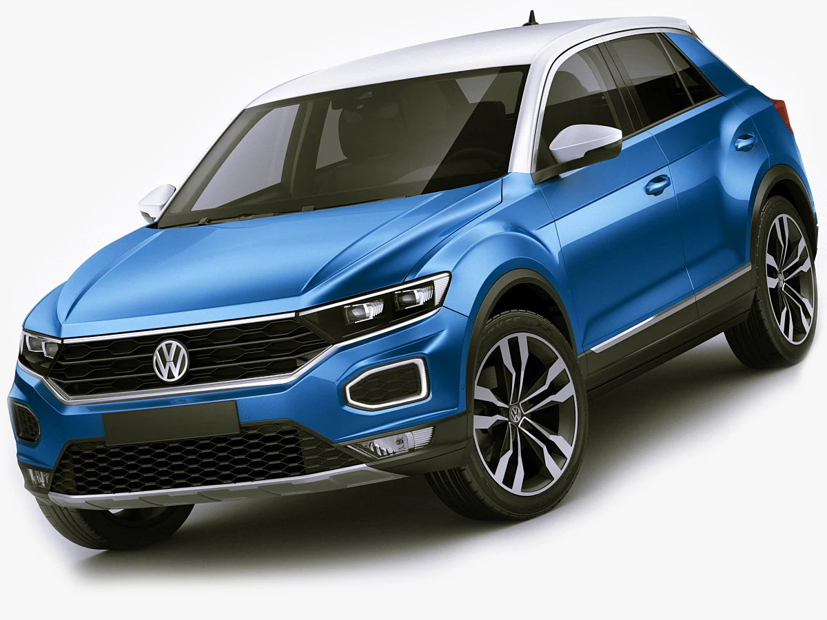 vw t-roc 2018 3D Model .c4d .max .obj .3ds .fbx .stl .blend 