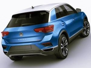 vw t-roc 2018 3D Model