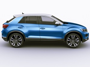 vw t-roc 2018 Model 3D