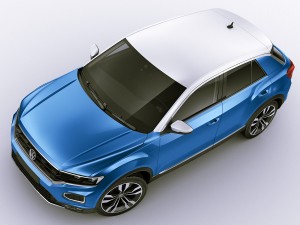 vw t-roc 2018 Model 3D