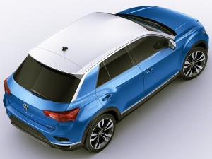 vw t-roc 2018 Model 3D