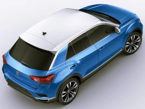 vw t-roc 2018 3D Model