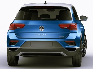 vw t-roc 2018 Model 3D