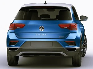 vw t-roc 2018 3D Model