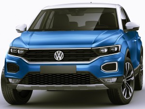 vw t-roc 2018 Model 3D