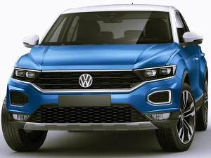 vw t-roc 2018 3D Model