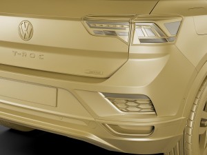 vw t-roc 2018 Model 3D