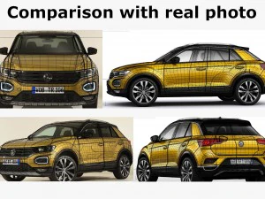vw t-roc 2018 3D Model