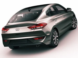 hyundai i30 fastback 2018 3D Model