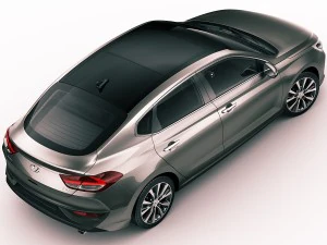 hyundai i30 fastback 2018 3D Model