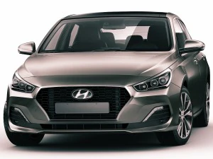 hyundai i30 fastback 2018 3D Model