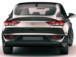hyundai i30 fastback 2018 3D Model