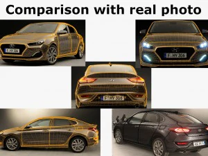 hyundai i30 fastback 2018 3D Model