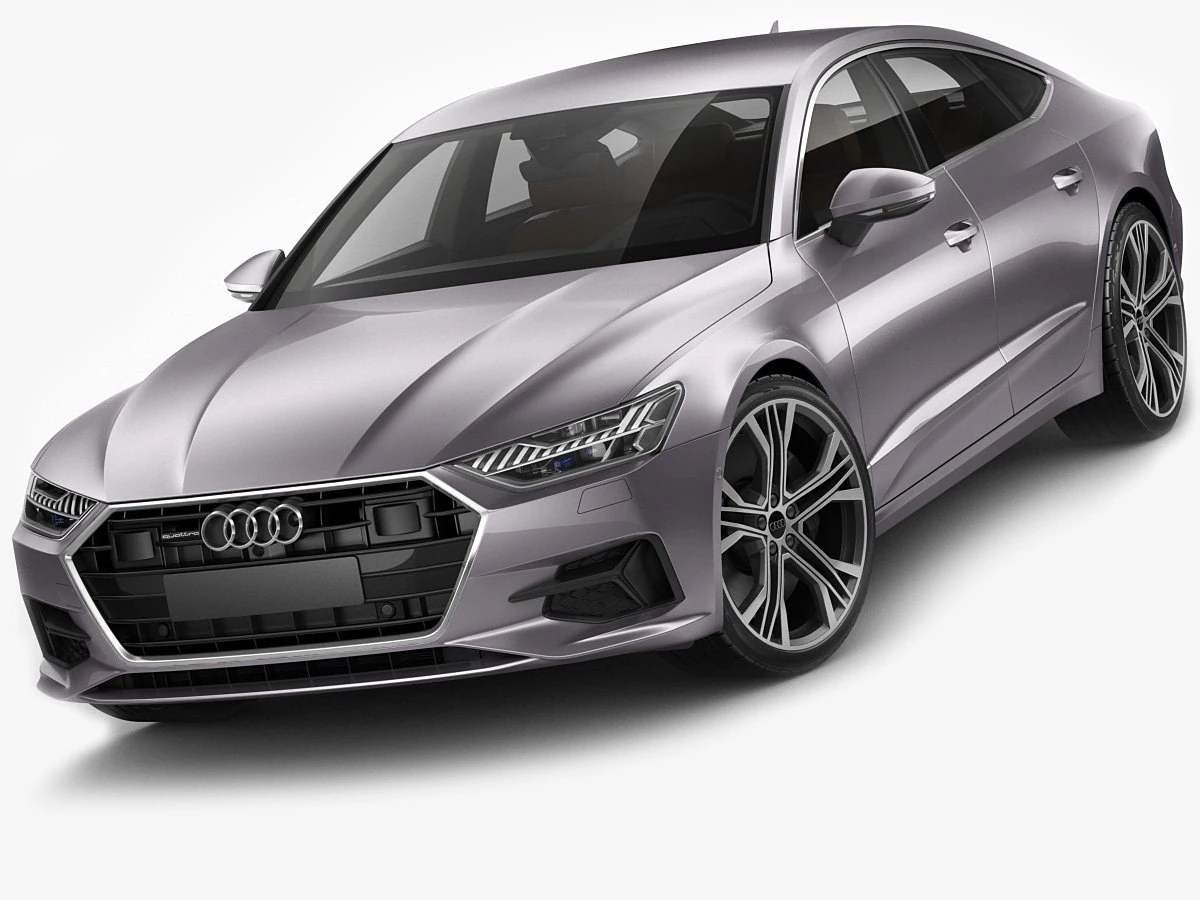 audi a7 sportback 2018 3D Model .c4d .max .obj .3ds .fbx .stl .blend