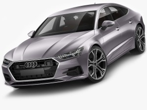 audi a7 sportback 2018 Modelo 3D