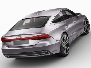 audi a7 sportback 2018 Model 3D