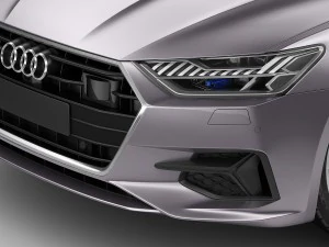 audi a7 sportback 2018 3D Model