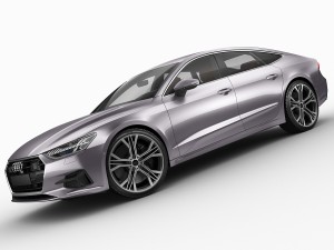 audi a7 sportback 2018 Model 3D