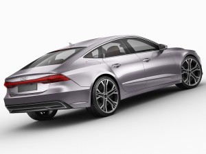 audi a7 sportback 2018 Model 3D