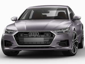 audi a7 sportback 2018 Model 3D