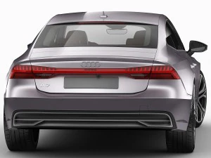 audi a7 sportback 2018 3D Model