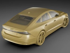 audi a7 sportback 2018 3D Model