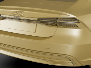 audi a7 sportback 2018 Model 3D