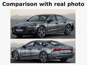 audi a7 sportback 2018 Model 3D