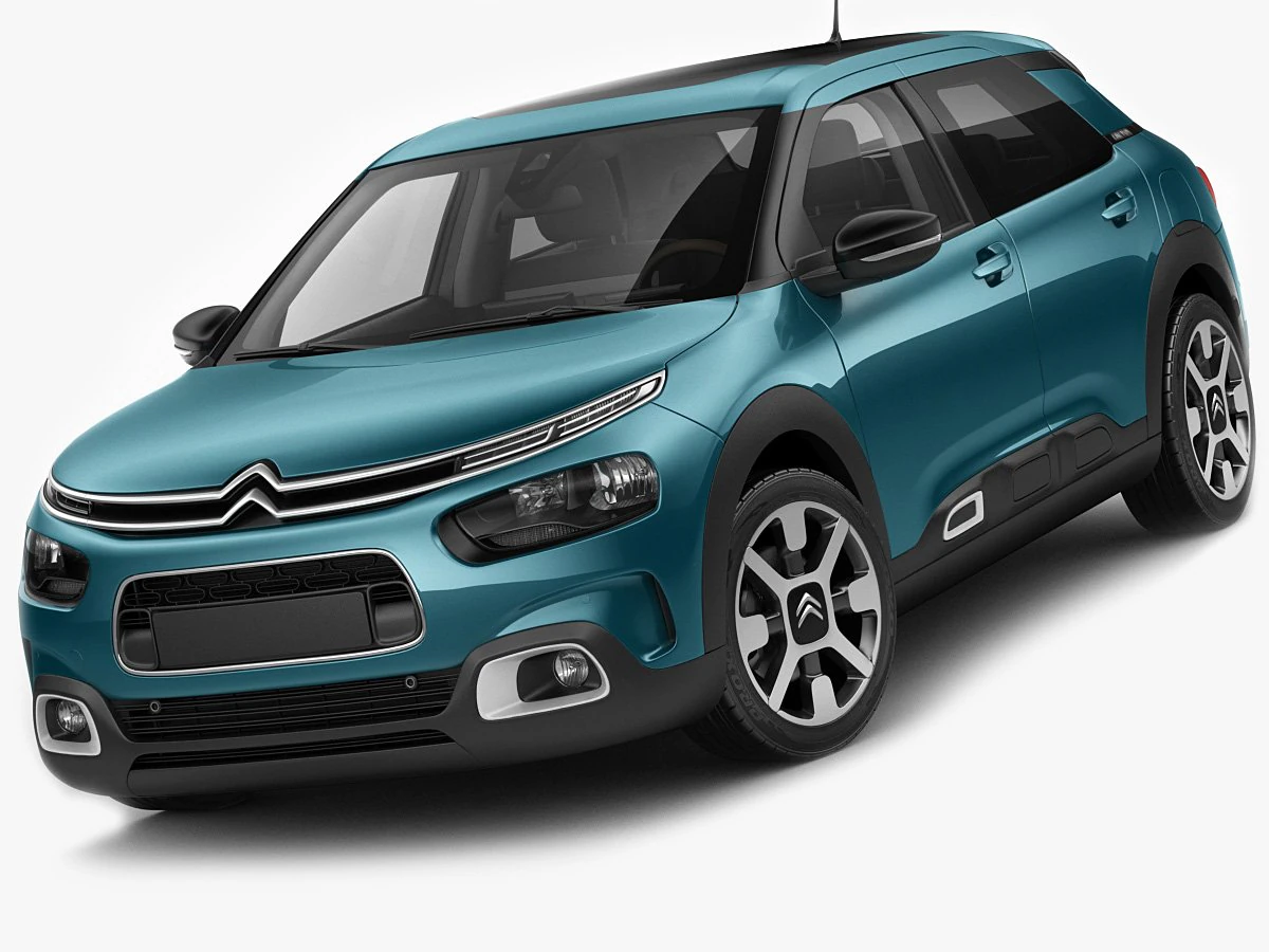 citroen c4 cactus 2018 3D Model .c4d .max .obj .3ds .fbx .stl .blend 