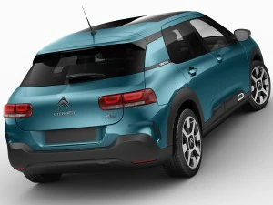 citroen c4 cactus 2018 3D Model