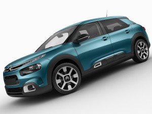 citroen c4 cactus 2018 3D Model