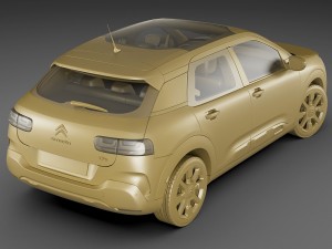 citroen c4 cactus 2018 3D Model