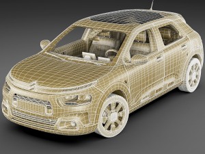 citroen c4 cactus 2018 3D Model