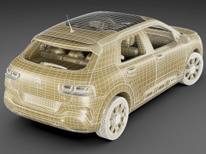 citroen c4 cactus 2018 3D Model