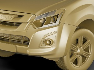 Isuzu d-max 2017 3D Model