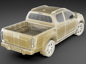 Isuzu d-max 2017 3D Model