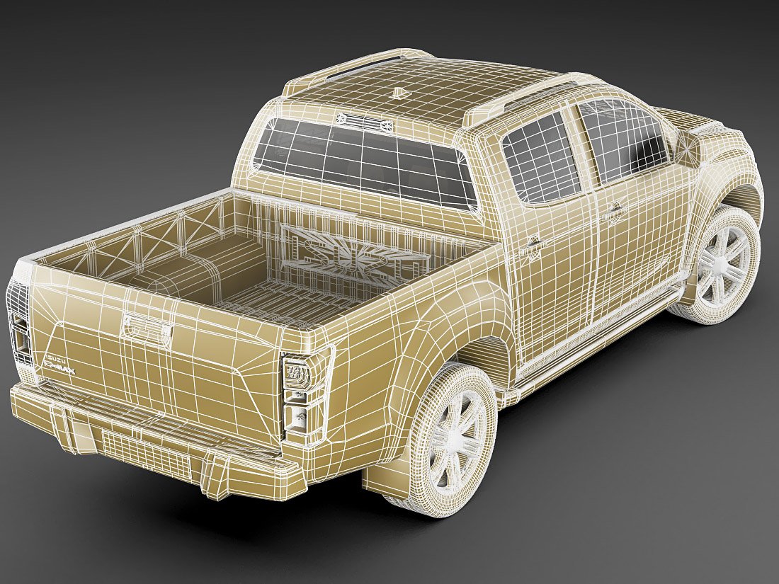 Isuzu D Max 2017 3d Model In Suv 3dexport
