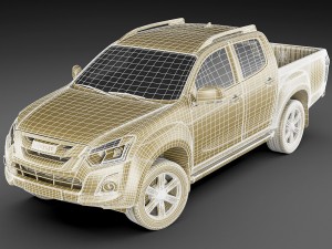 Isuzu d-max 2017 3D Model