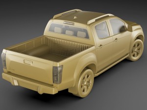 Isuzu d-max 2017 3D Model
