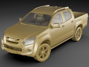 Isuzu d-max 2017 3D Model